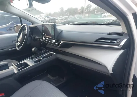 2025 Toyota Sienna Le from USA, damaged, VIN 5TDBSKFC3SS184995